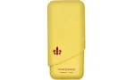 Funda para puros Montecristo amarilla para 3 puros
