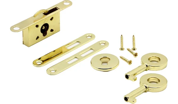 Juego estándar de Cerradura de pestillo giratorio para Humidor Oro imagen 4