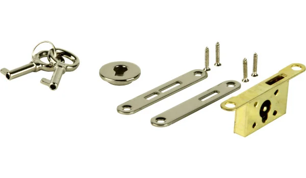 Juego de Cerradura de Perno Giratorio para Humidor plata imagen 4