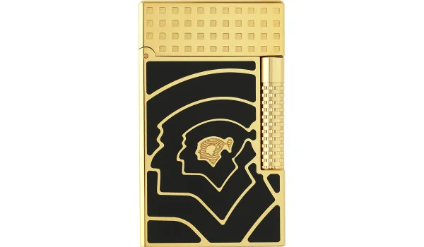 S.T. Dupont Le Grand Lighter Cohiba 60 negro y dorado C23472CL