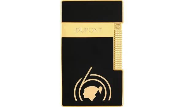 S.T. Dupont Table Lighter Cohiba 60 negro y dorado T20472