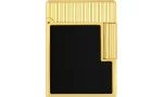 S.T. Dupont Ligne 1 Encendedor Lacado negro Oro amarillo C14120
