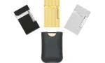 Estuche de Cuero Negro para Mecheros S.T. Dupont Linge 2
