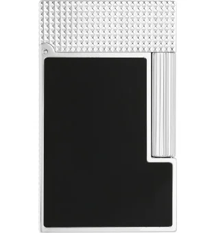 Encendedor S.T. Dupont Ligne 2 en paladio y negro mate C16602N