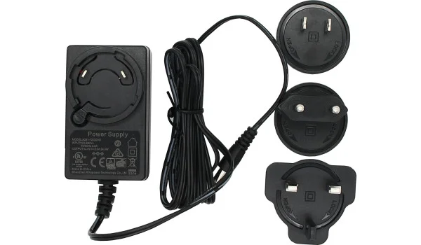 Juego de adaptadores de corriente de repuesto (EE. UU., Reino Unido, UE) - para el humidificador electrónico LV XL imagen 2