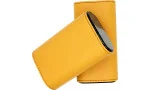Estuche de Cuero para Puros Amarillo / Carbono imagen 5