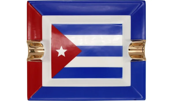 Cenicero Cerámico Bandera de Cuba imagen 3