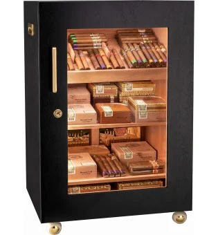 Humidor Cabinet Caddy de Adorini, negro